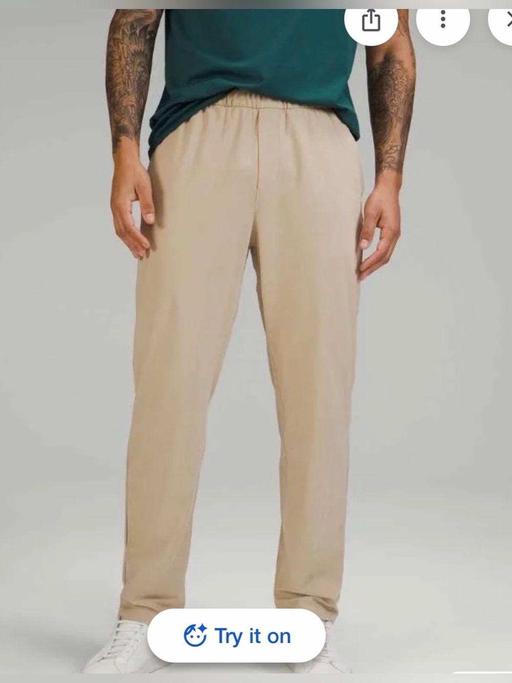 Men’s Lululemon ABC Pull-On Pants in color Trench Size Medium